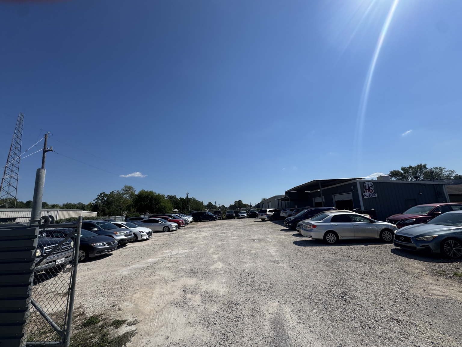 Vehicles parked at H6 Motors